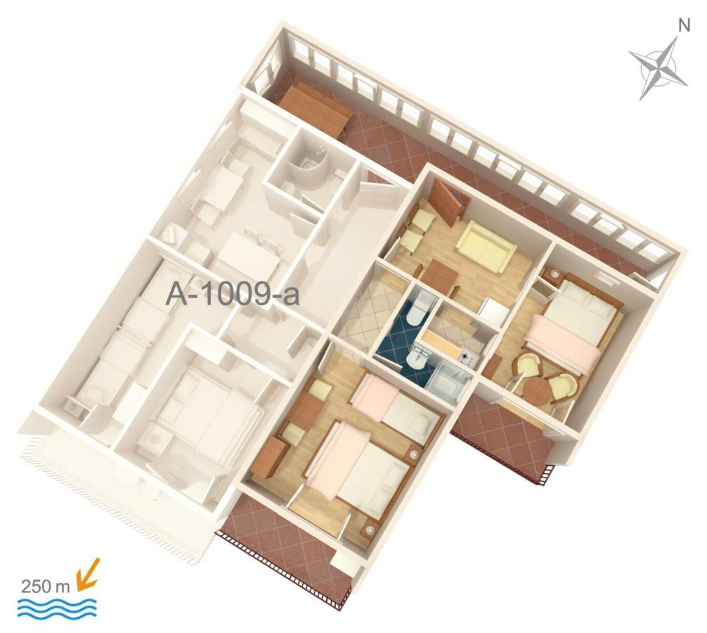 Apartments With A Parking Space Pisak, Omis - 1009 Ngoại thất bức ảnh